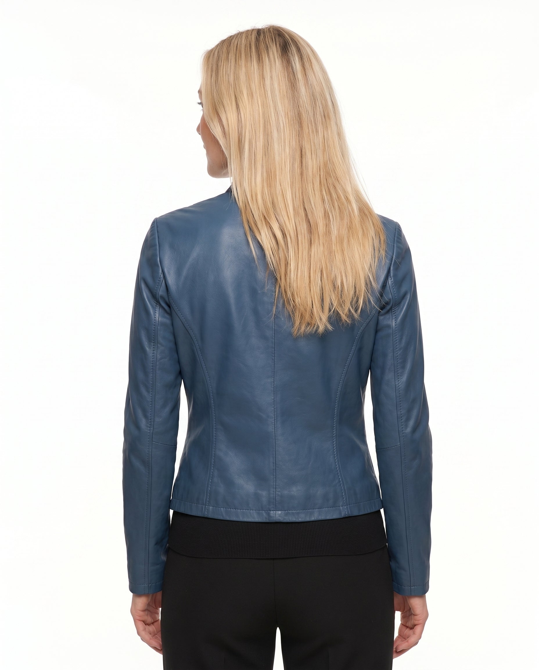 Daisy | Sleek Sleek, Tailored Leather Jacket for Effortless Style