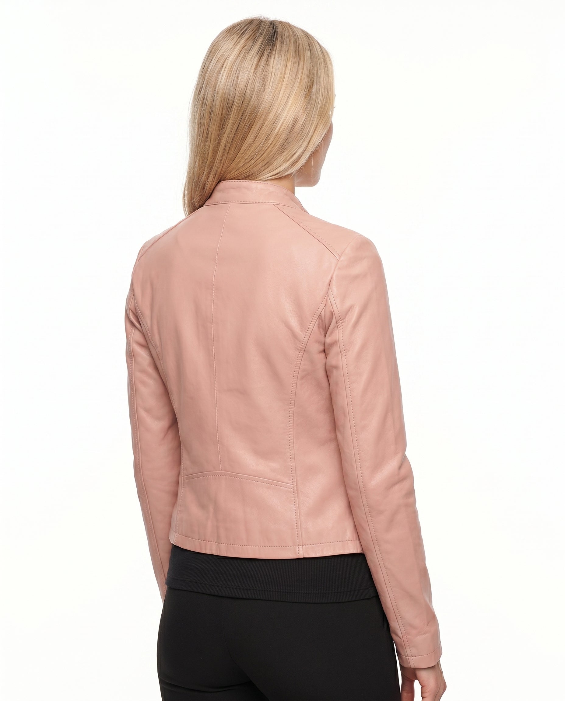 Daisy | Sleek Sleek, Tailored Leather Jacket for Effortless Style