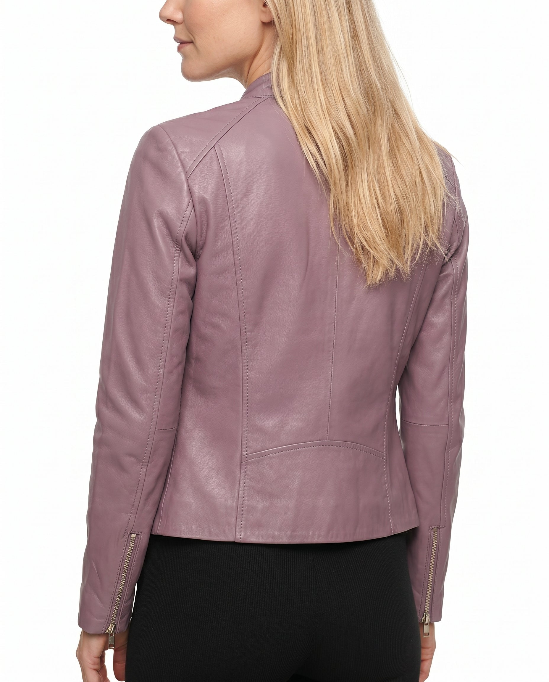 Daisy | Sleek Sleek, Tailored Leather Jacket for Effortless Style