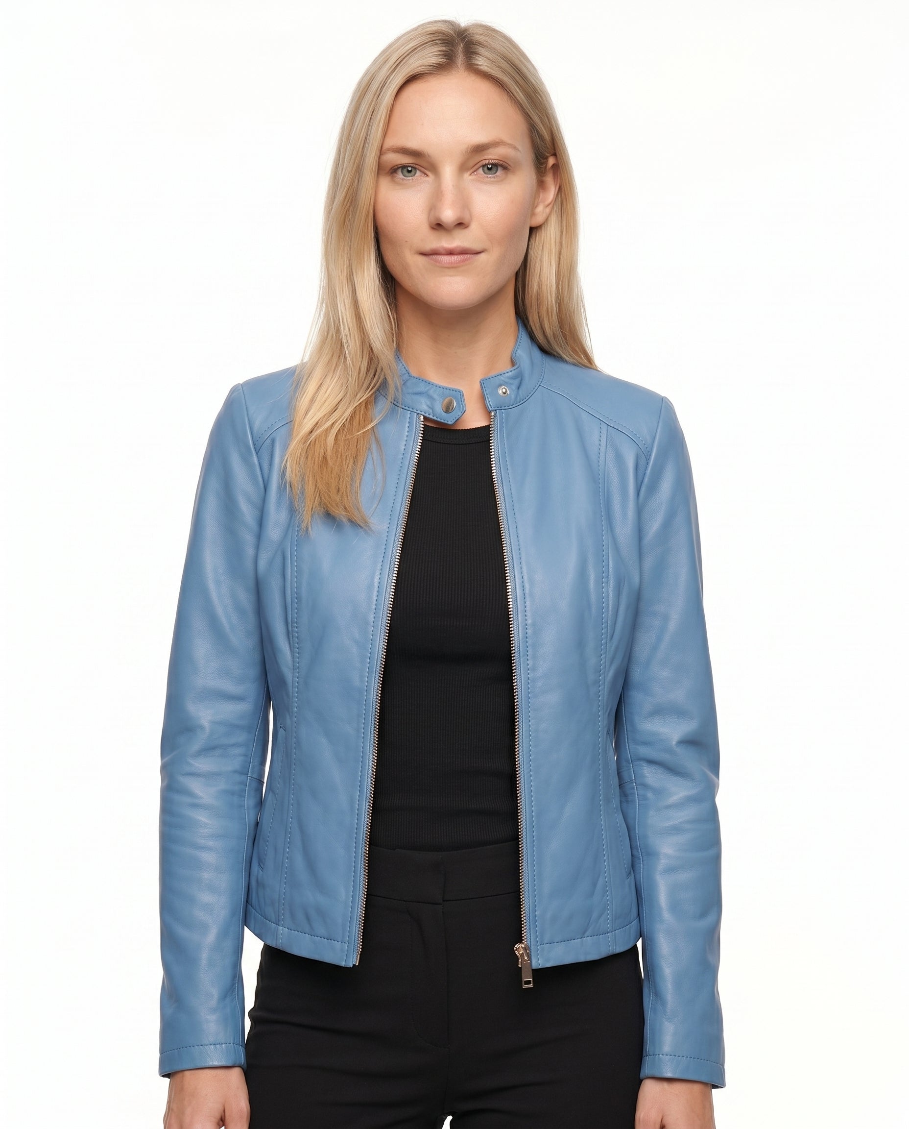 Daisy | Sleek Sleek, Tailored Leather Jacket for Effortless Style