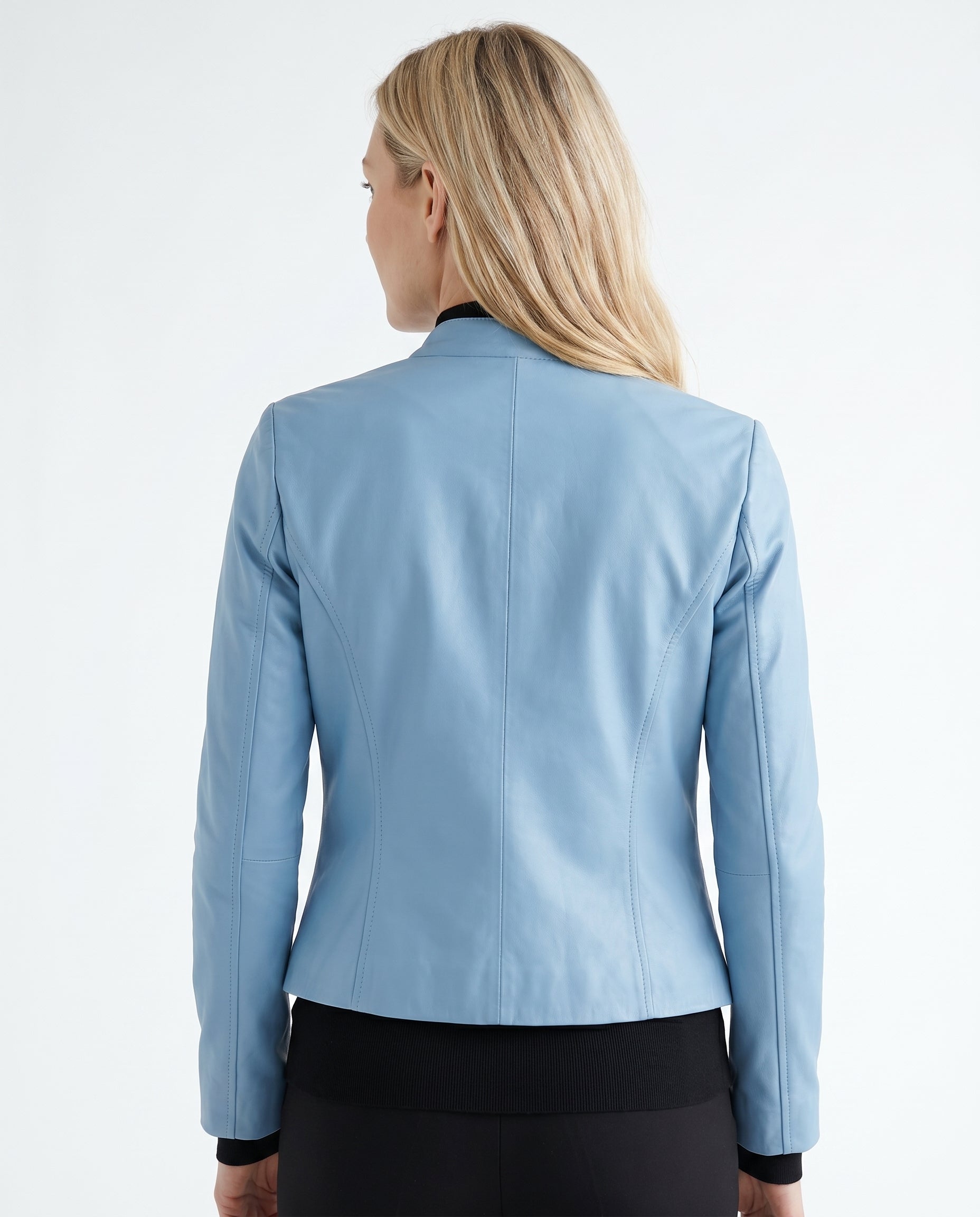 Daisy | Sleek Sleek, Tailored Leather Jacket for Effortless Style