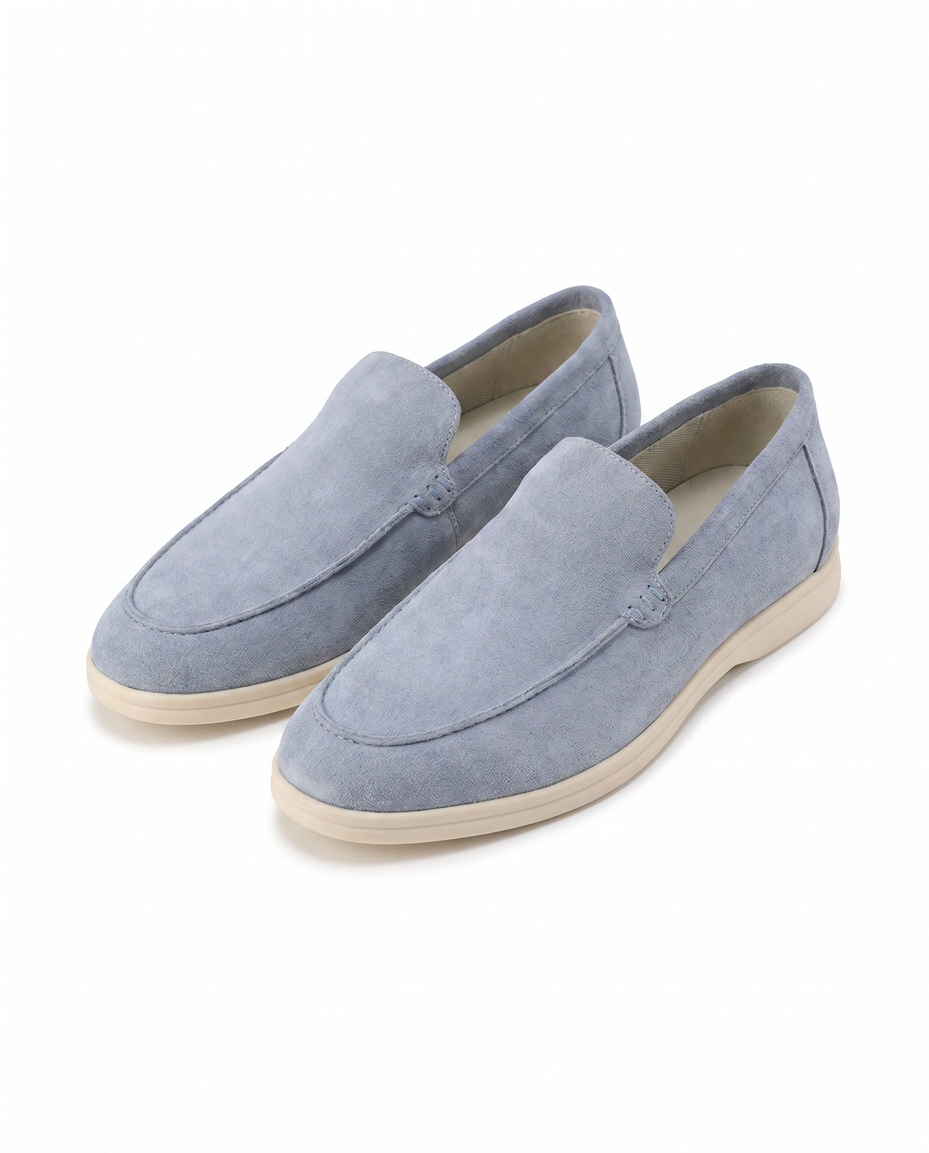 August | Polished Sleek Modern Suede-Look Loafers