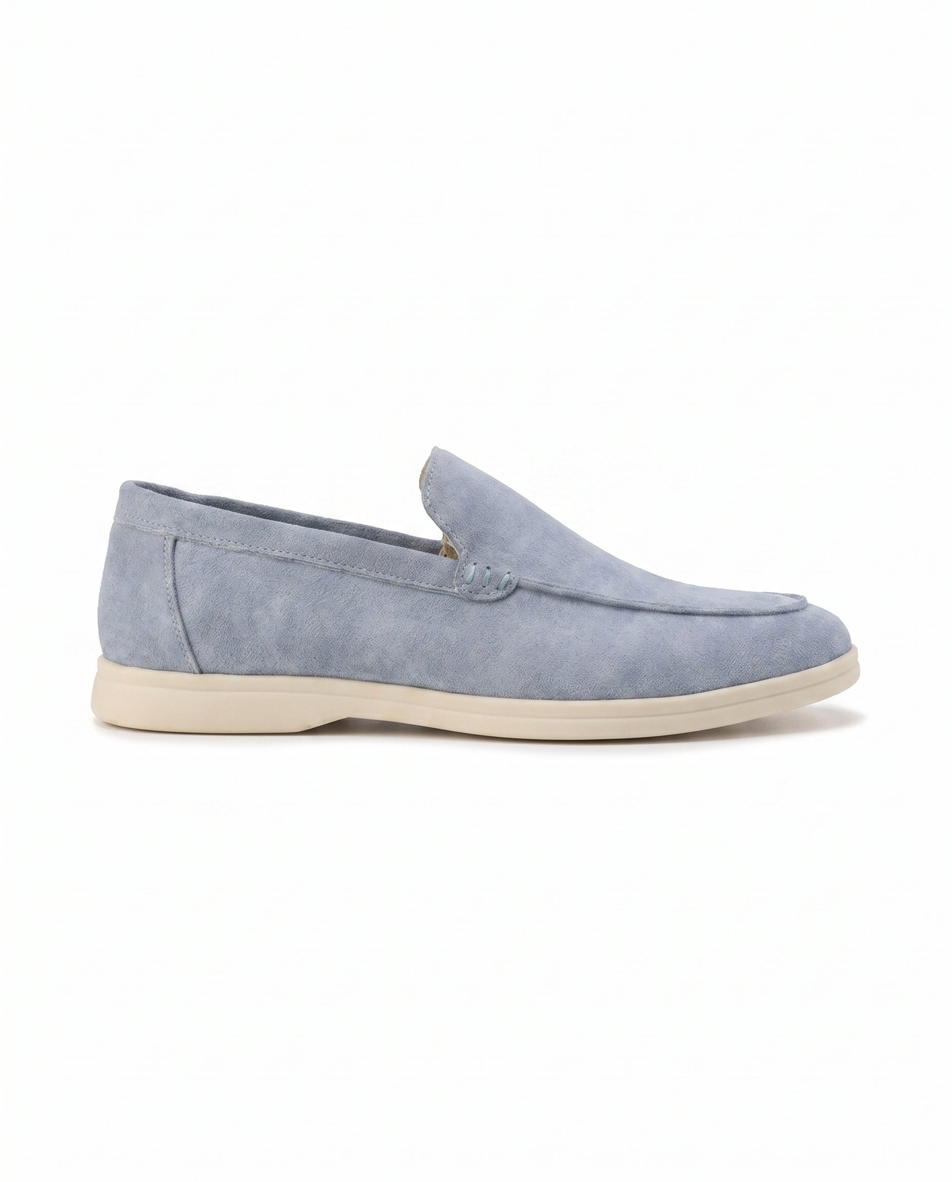 August | Polished Sleek Modern Suede-Look Loafers