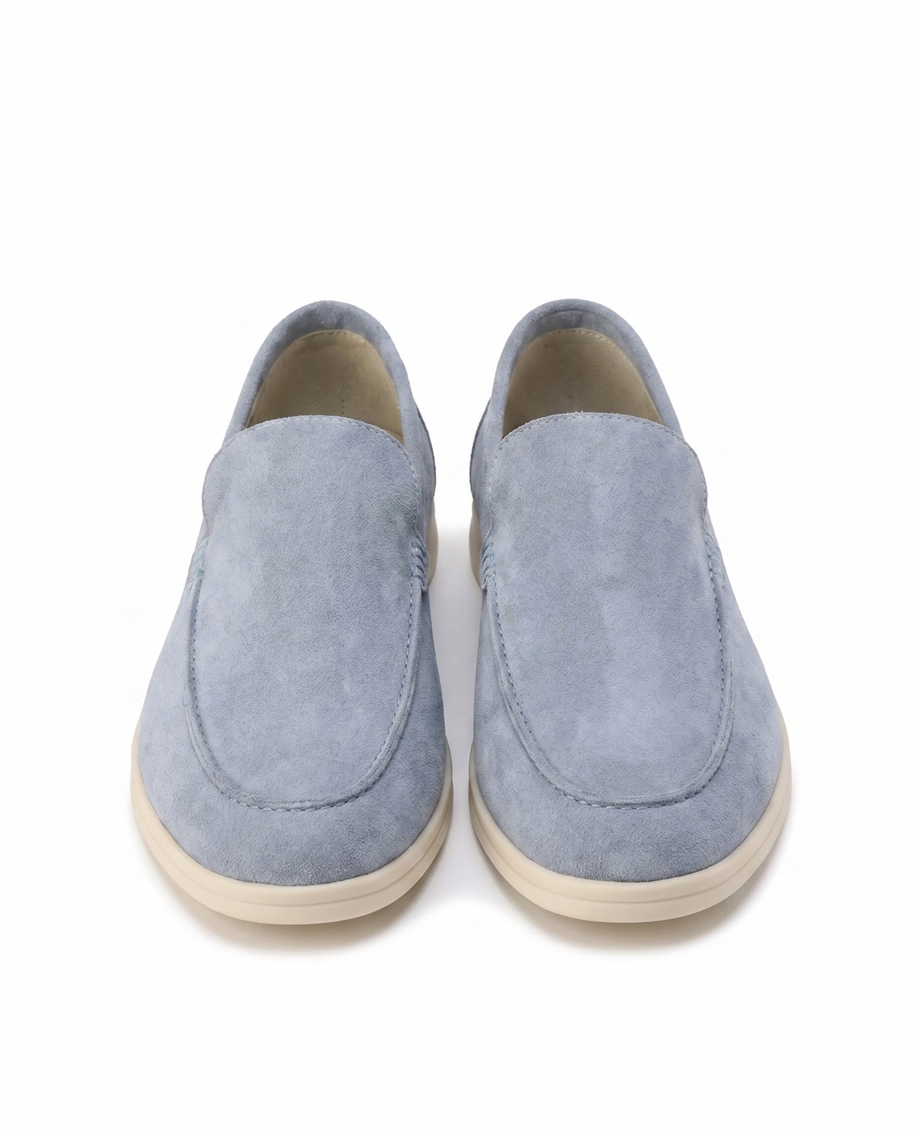 August | Polished Sleek Modern Suede-Look Loafers
