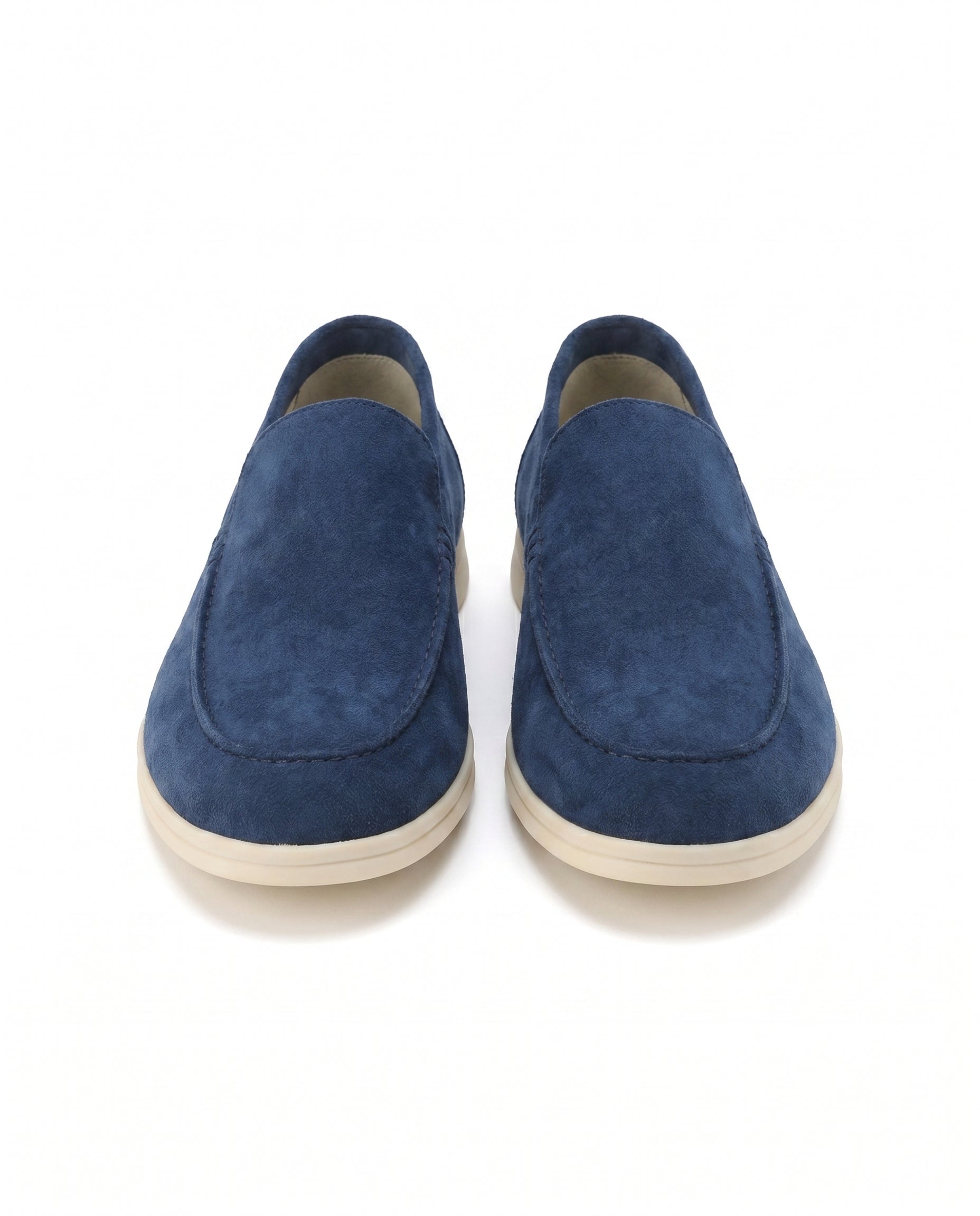 August | Polished Sleek Modern Suede-Look Loafers
