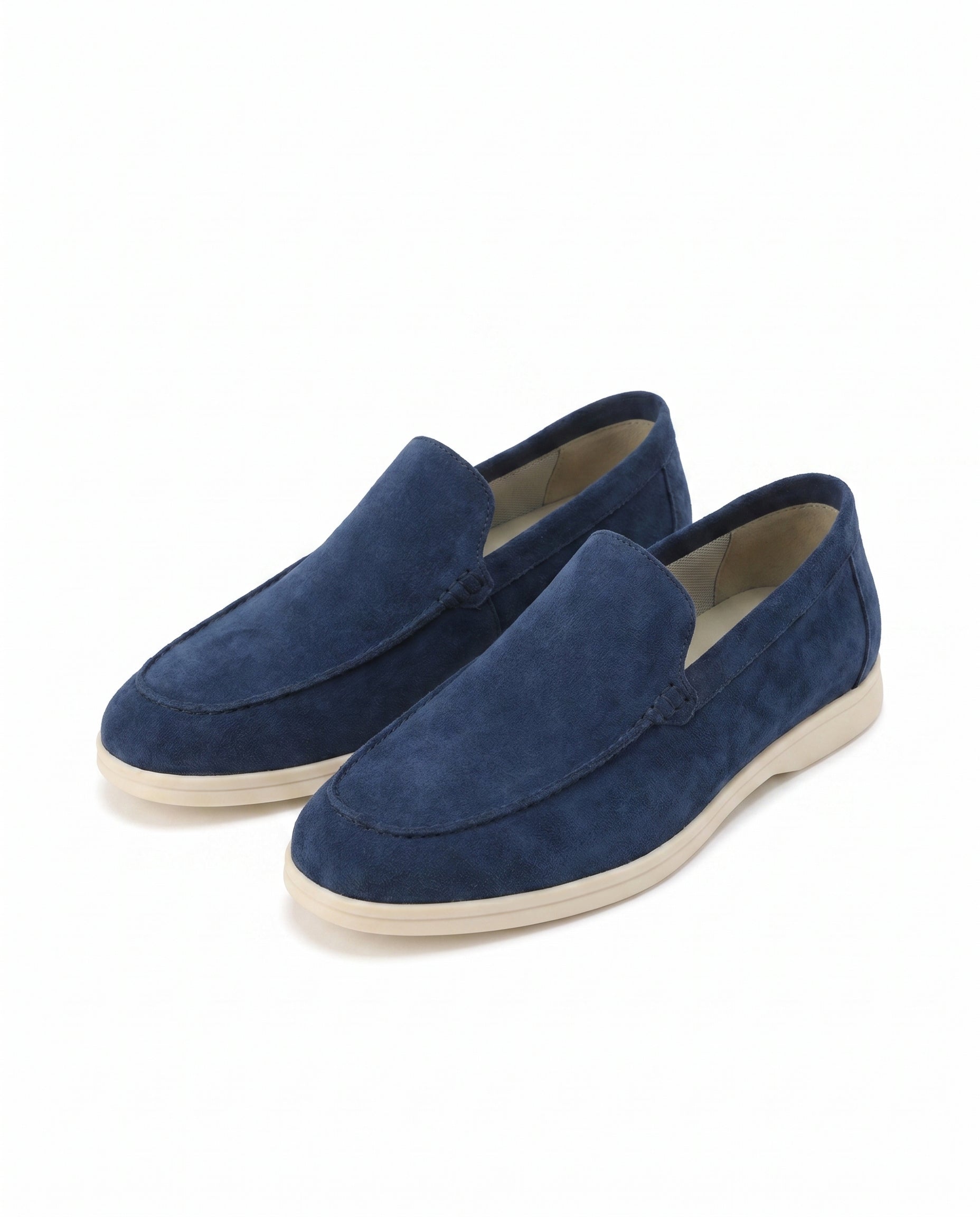 August | Polished Sleek Modern Suede-Look Loafers