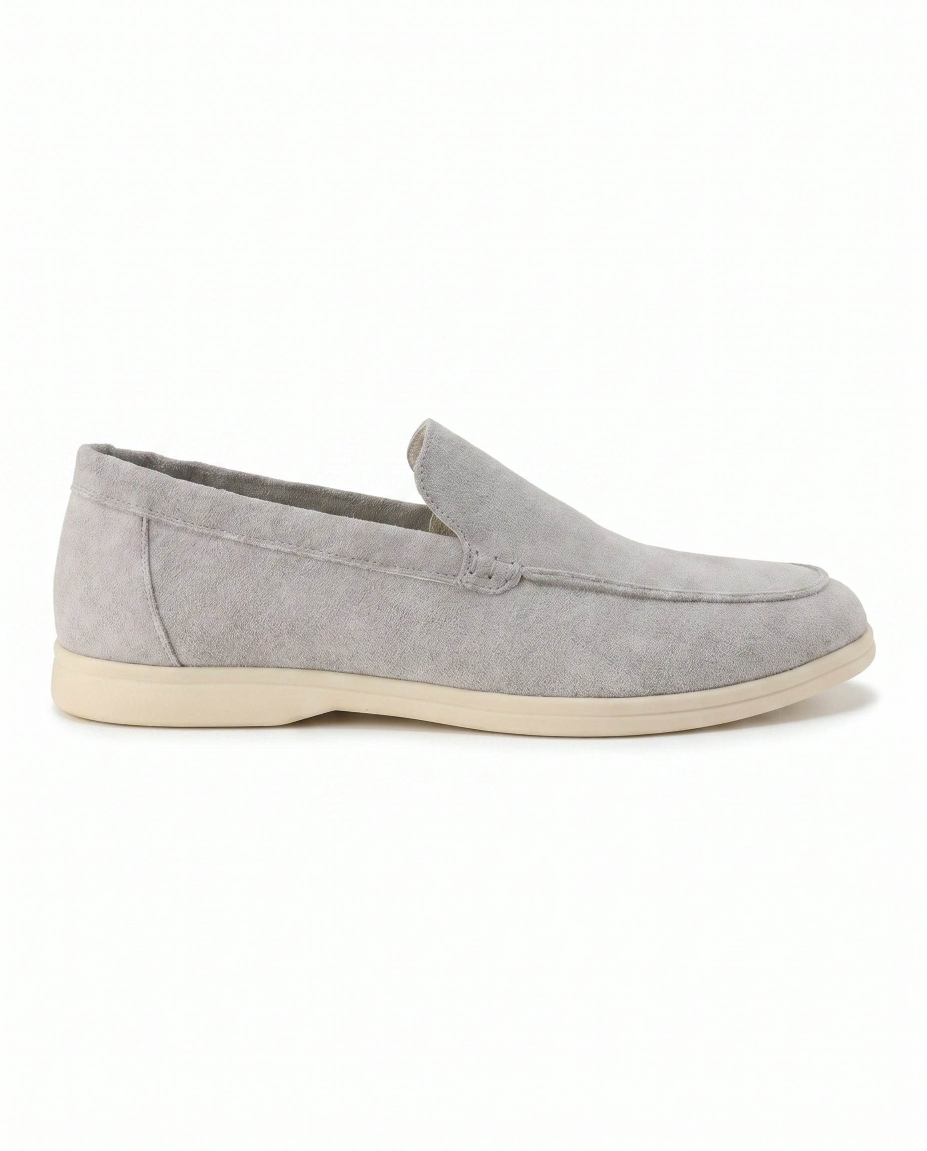 August | Polished Sleek Modern Suede-Look Loafers