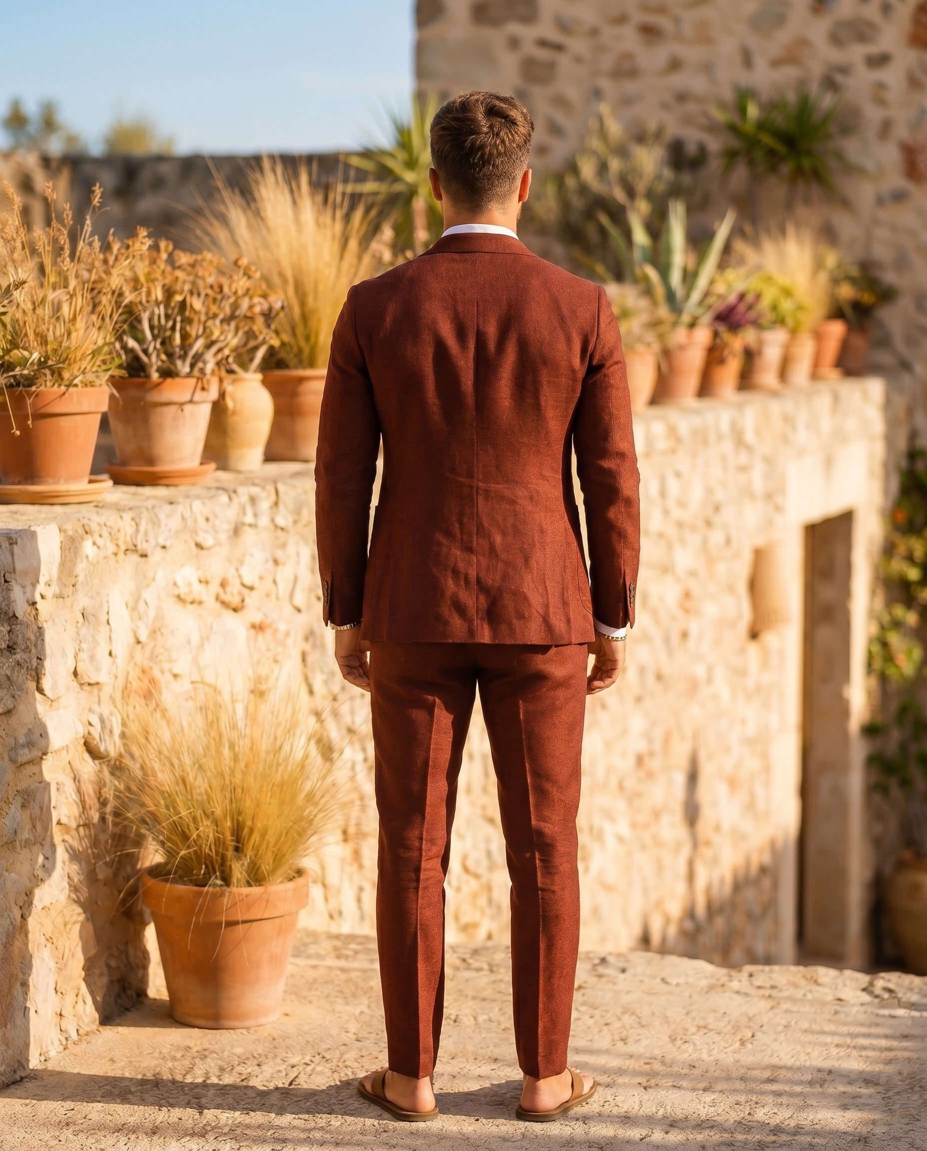 Declan | Stylish Timeless Linen Suit for Men