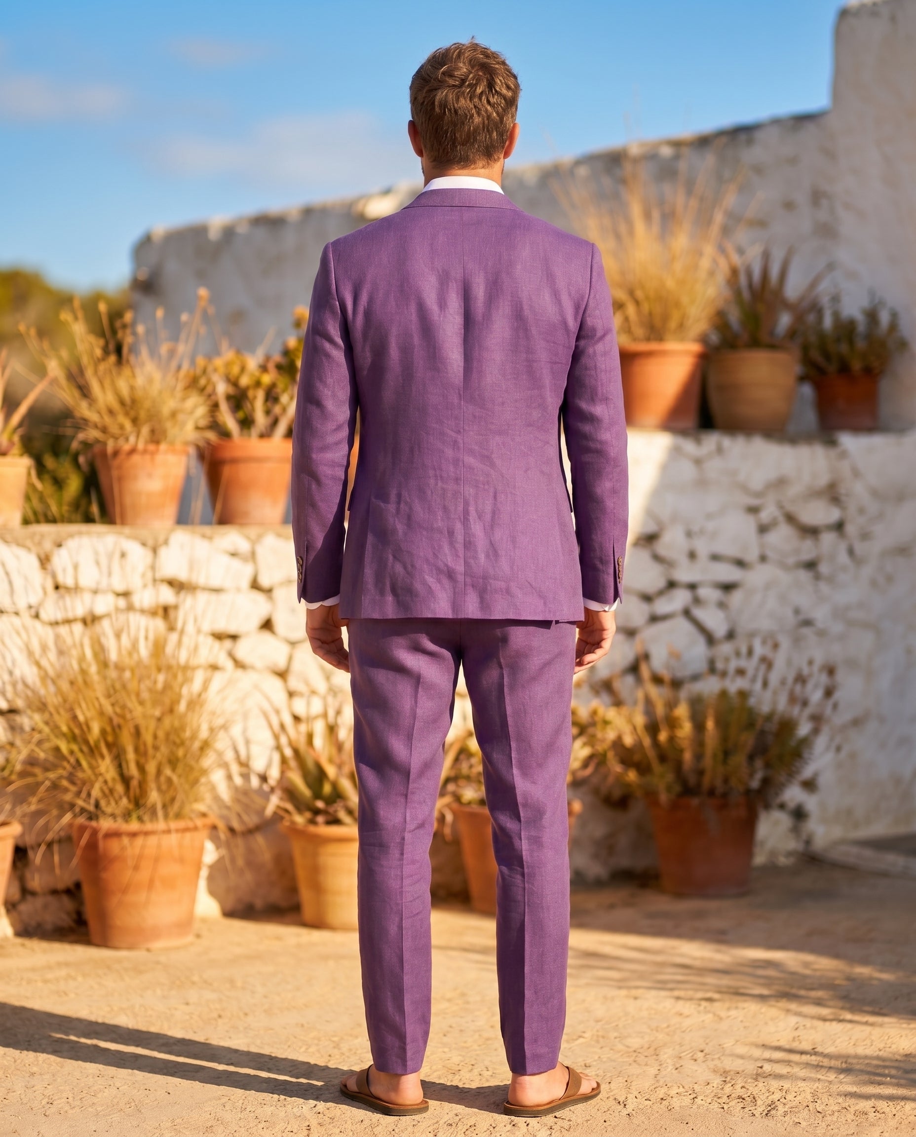 Declan | Stylish Timeless Linen Suit for Men