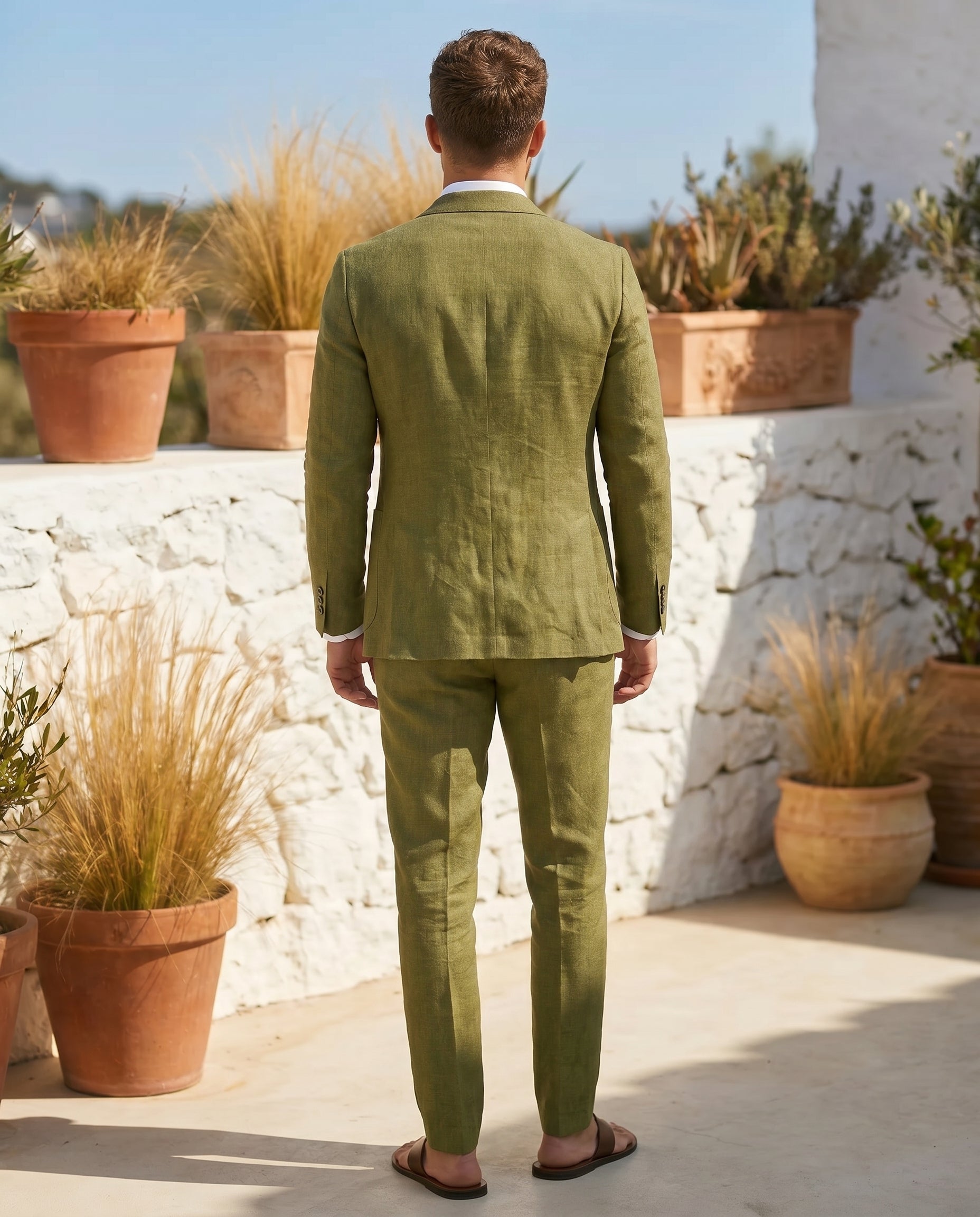 Declan | Stylish Timeless Linen Suit for Men