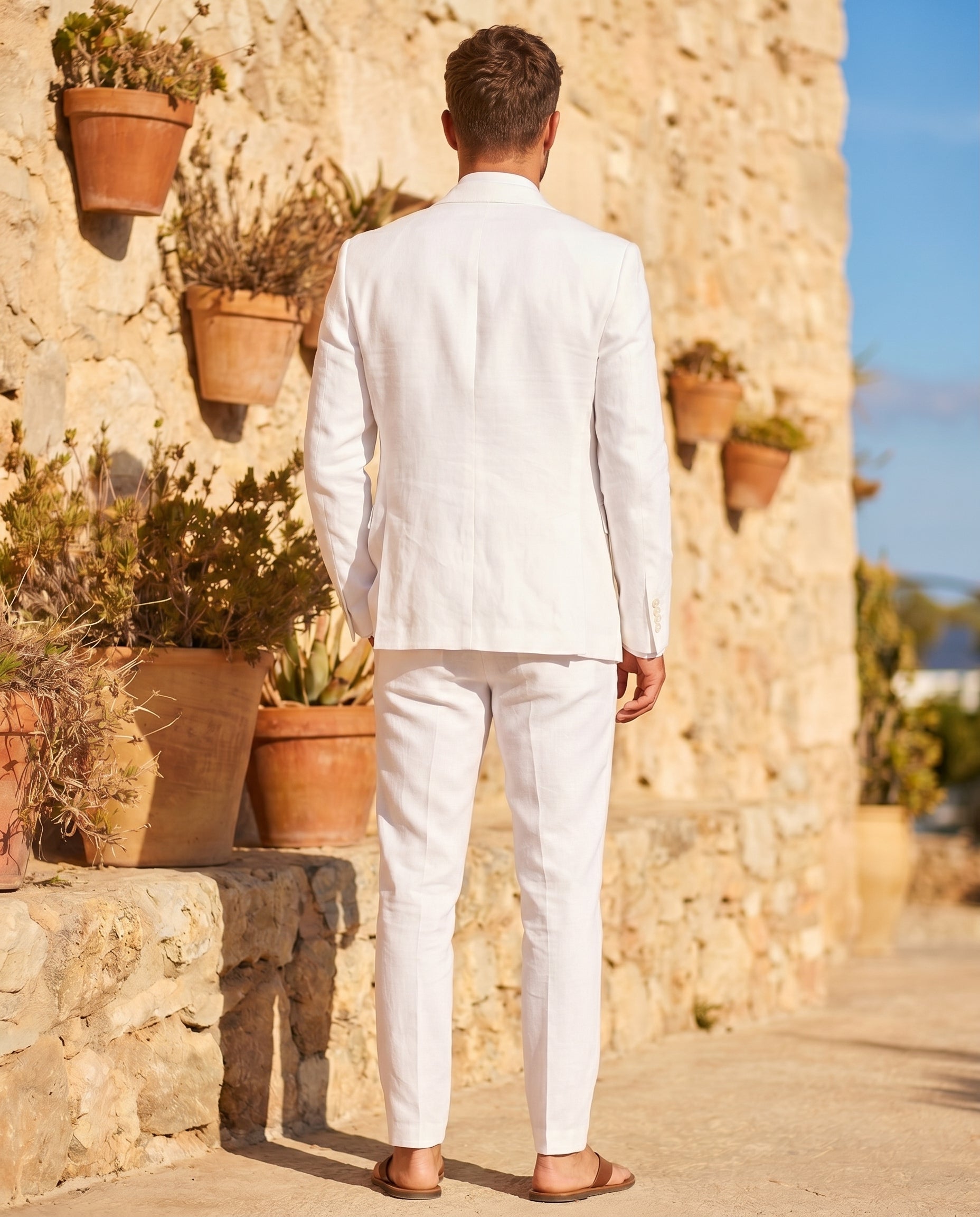 Declan | Stylish Timeless Linen Suit for Men