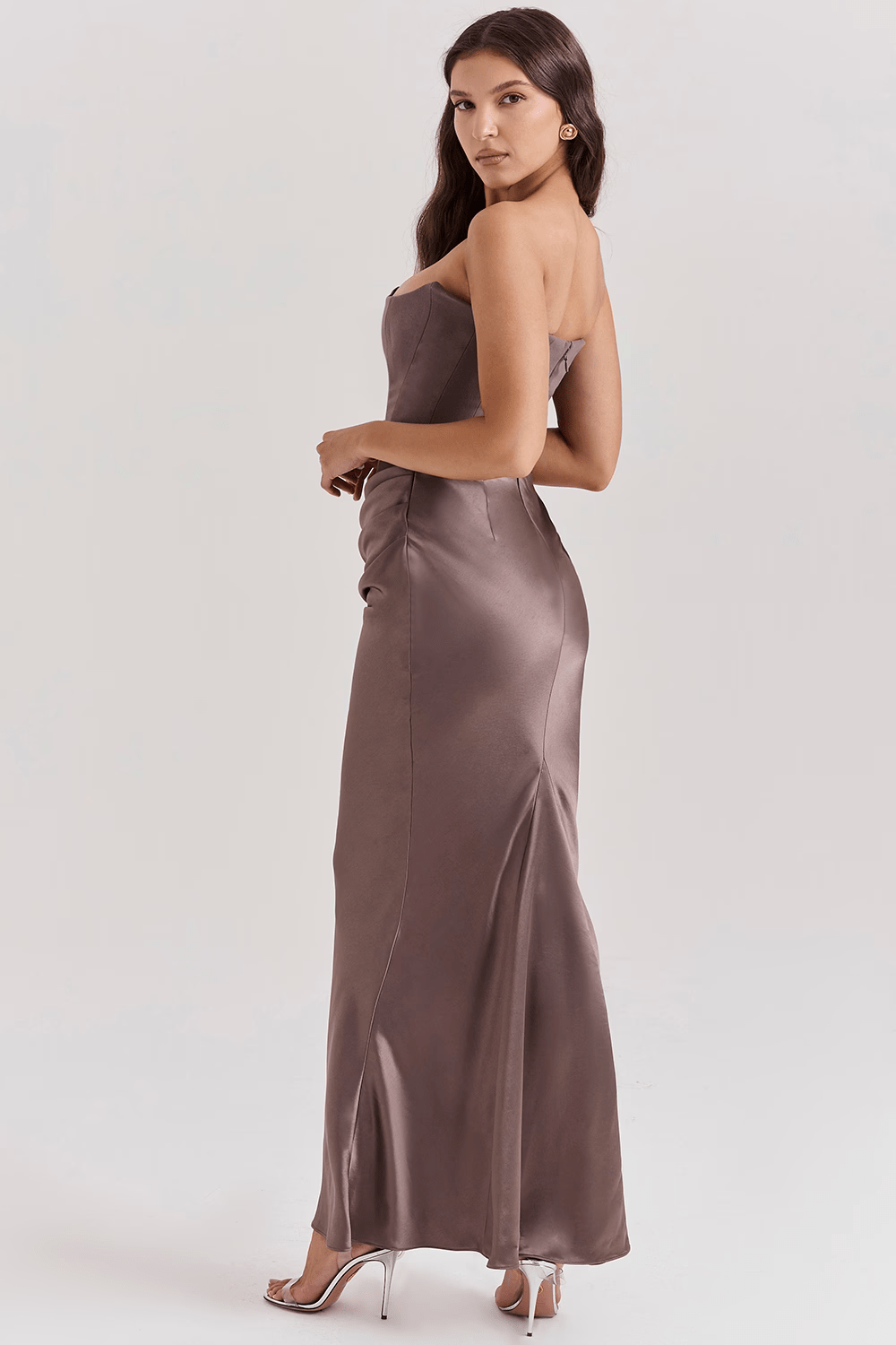 Zinnia | Graceful Strapless Maxi Dress