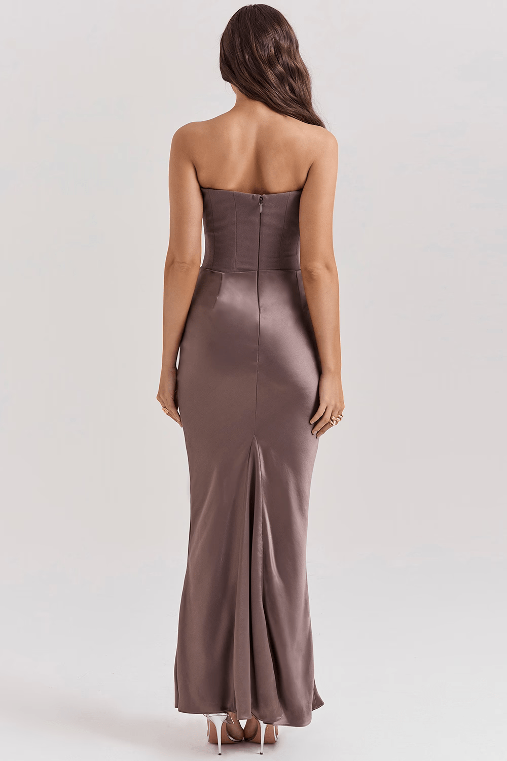 Zinnia | Graceful Strapless Maxi Dress