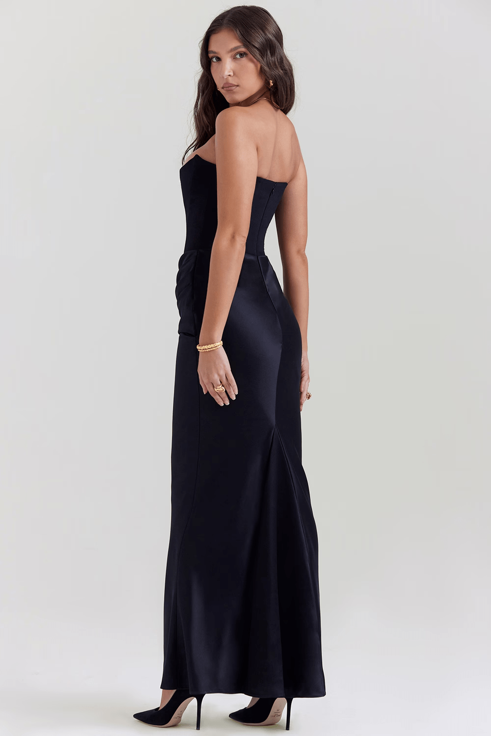 Zinnia | Graceful Strapless Maxi Dress