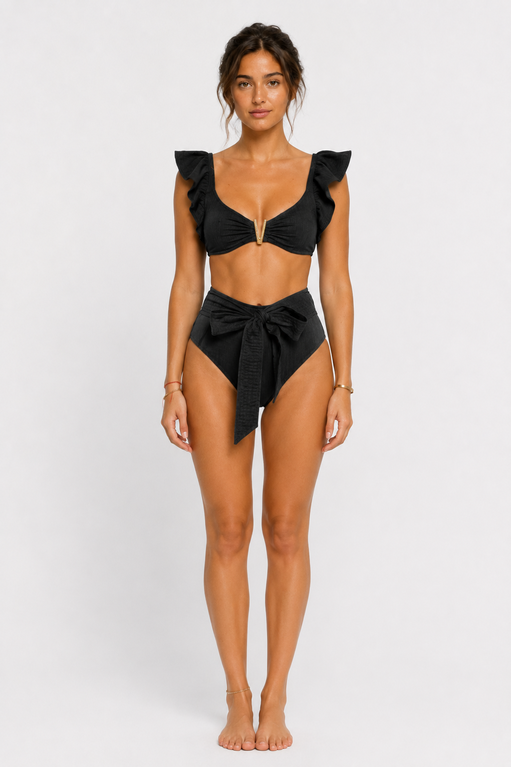 Women's Black Two Piece Swimsuit