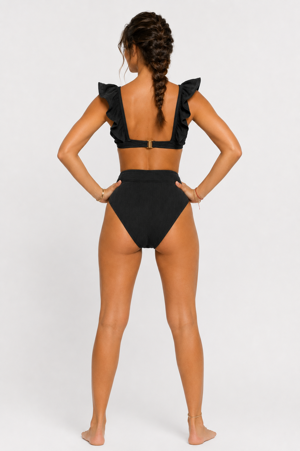 Women's Black Two Piece Swimsuit