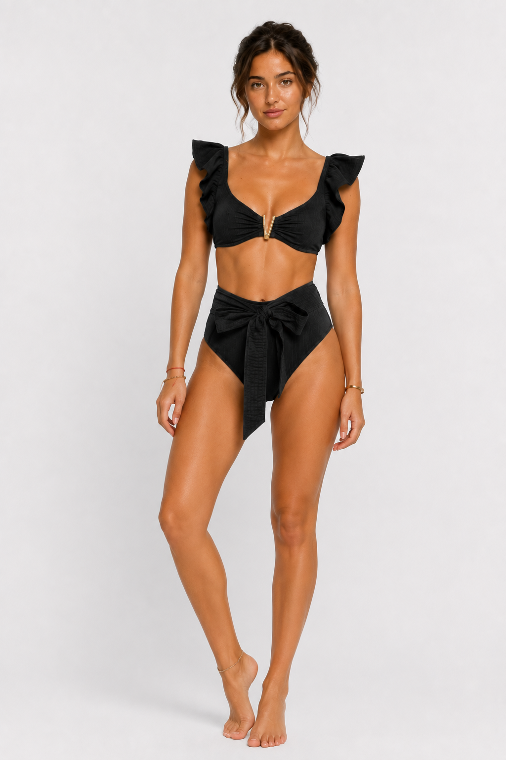 Women's Black Two Piece Swimsuit