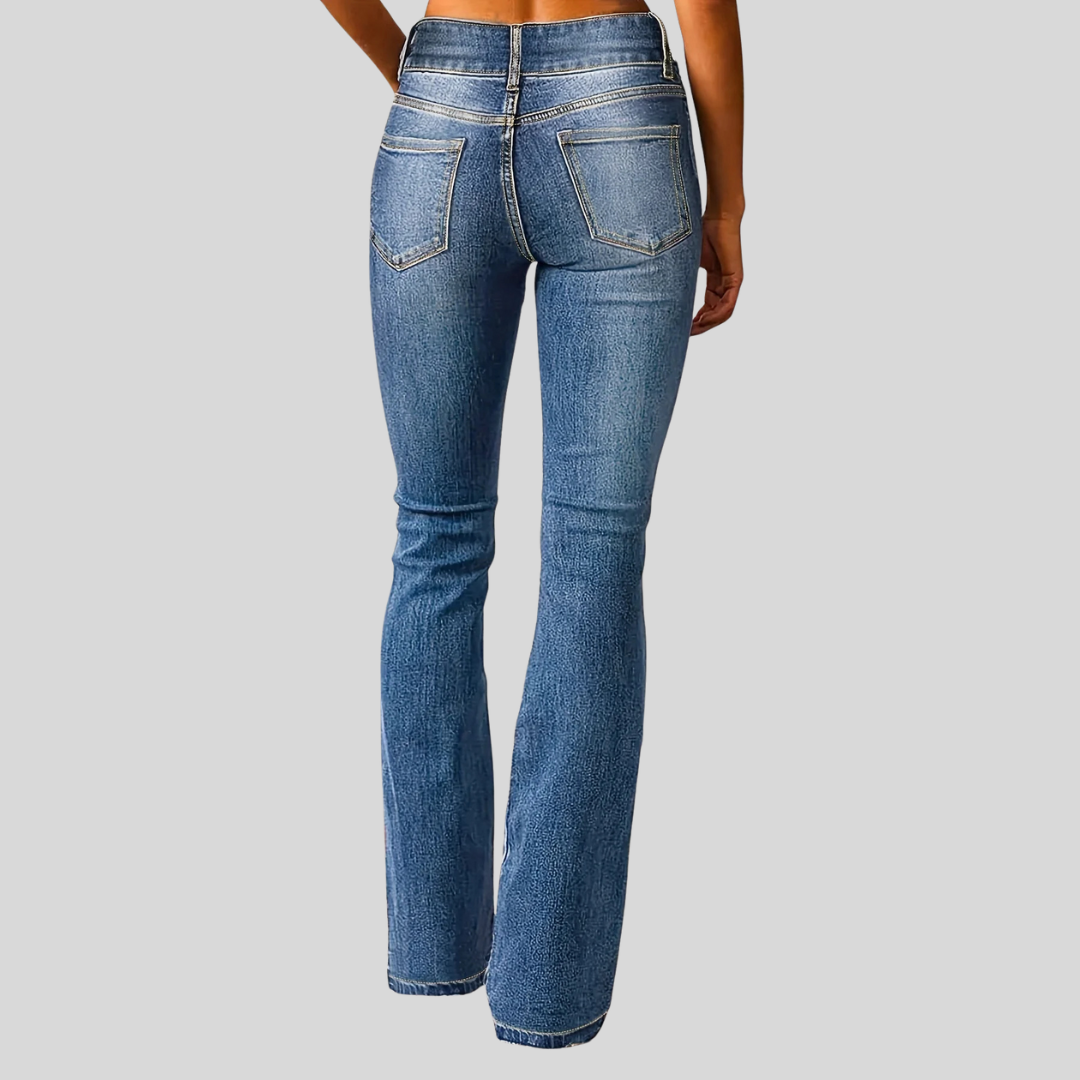 Lior | Charming High Waisted Flare Jeans