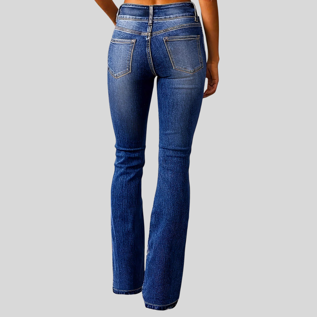 Lior | Charming High Waisted Flare Jeans