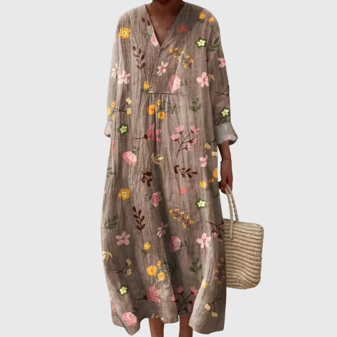 Thessaly | Modern Geometric Print Dress