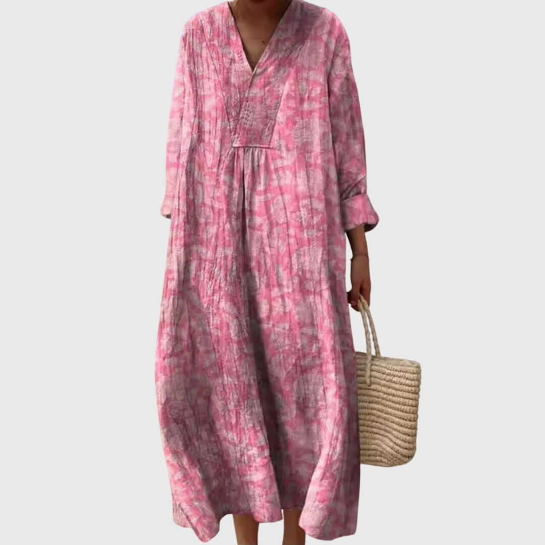 Thessaly | Modern Geometric Print Dress
