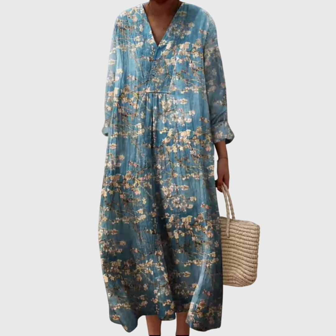Thessaly | Modern Geometric Print Dress